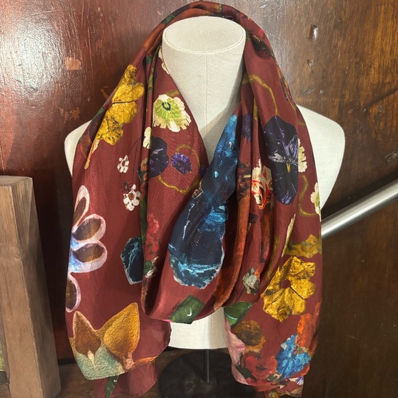 Yavi Silk Scarf - Picture 1 of 2